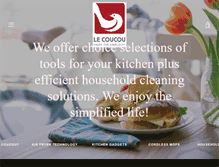 Tablet Screenshot of le-coucou.com
